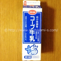 コープ牛乳 1000mlパック （183円）